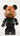 Brown Vegetable Tan Calf Leather Masked Bear Figurine, Front View
